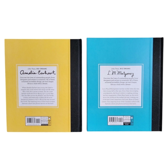 Lot of 2 Little People, Big Dreams Kids Books Amelia Earhart & L.M. Montgomery - Picture 2 of 16